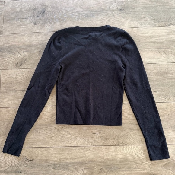 Maeve by Anthropologie Black Long Sleeve Sweater Size Medium - Picture 2 of 4